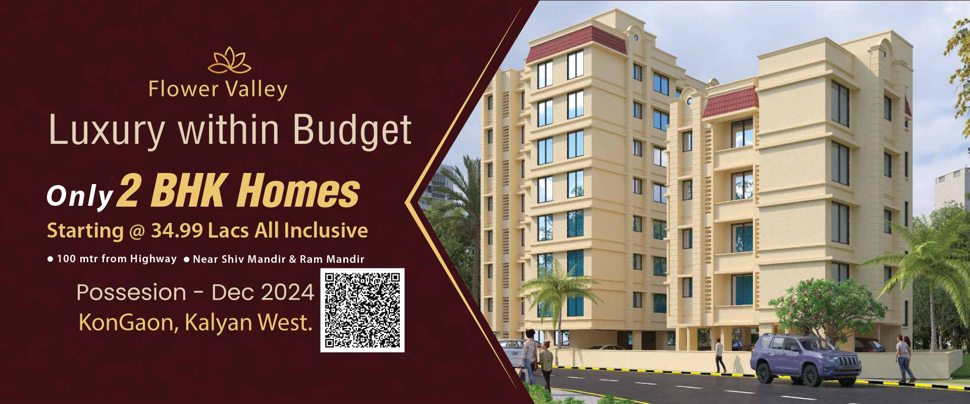 3 Bhk Flat In Kalyan West Khadakpada