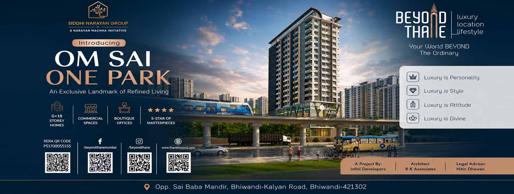 Om Sai One Park Price | Luxury Homes in Bhiwandi at Premium Value