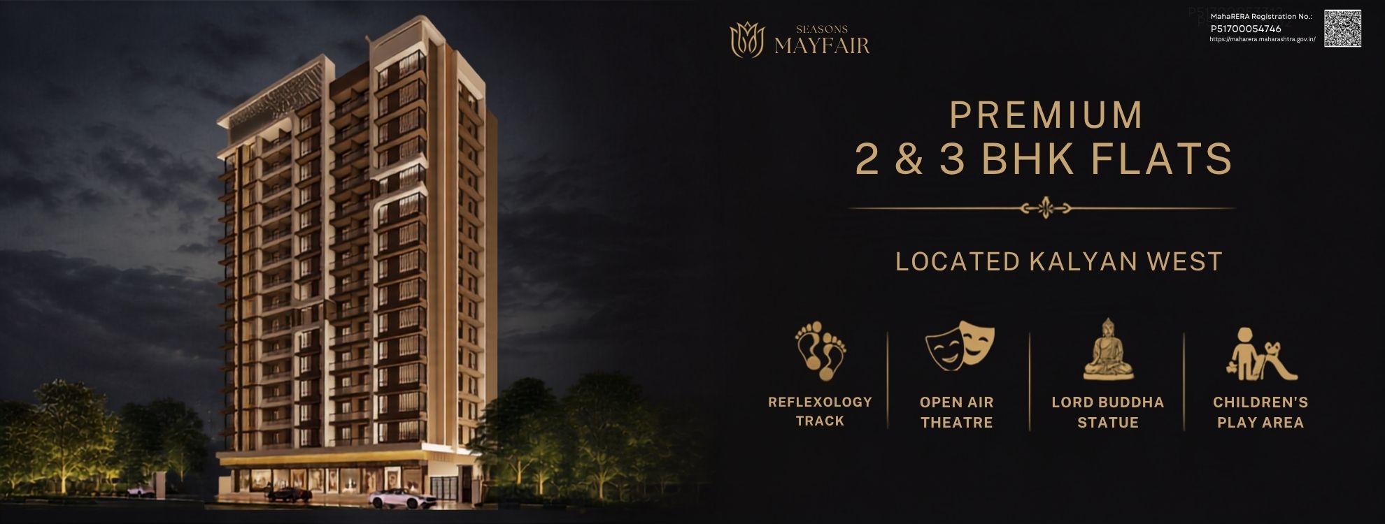 Seasons Mayfair - 2 & 3 BHK Flat in Kalyan West