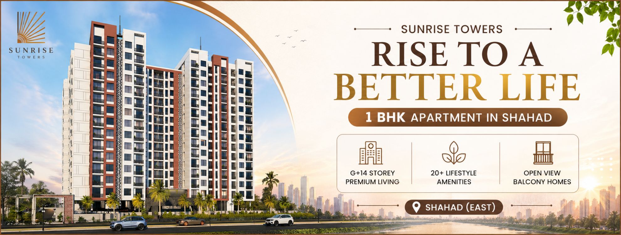 Sunrise Towers by Matayshree Developers | Flats in Shahad East