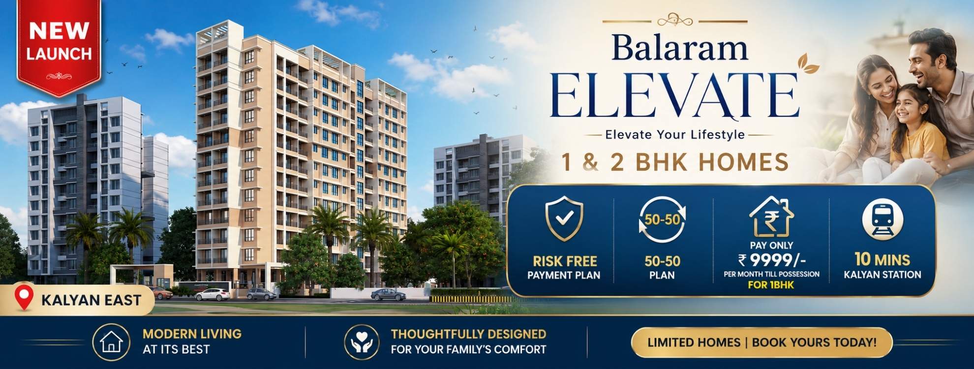 Balaram Elevate Kalyan East - 1, 2 BHK Flat