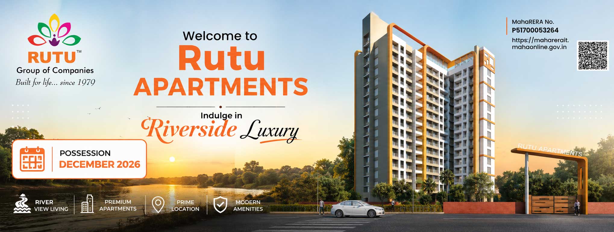 Rutu Apartment Khadakpada | 1 & 2 BHK Flats in Kalyan West